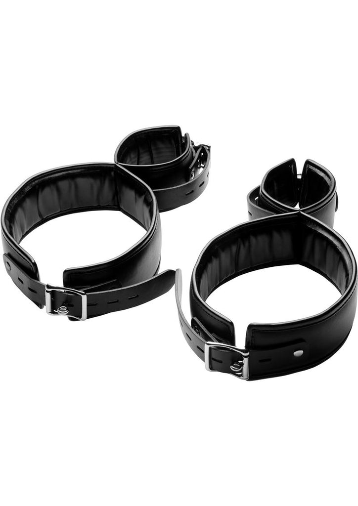 Strict Thigh Cuff Restraint System - Black