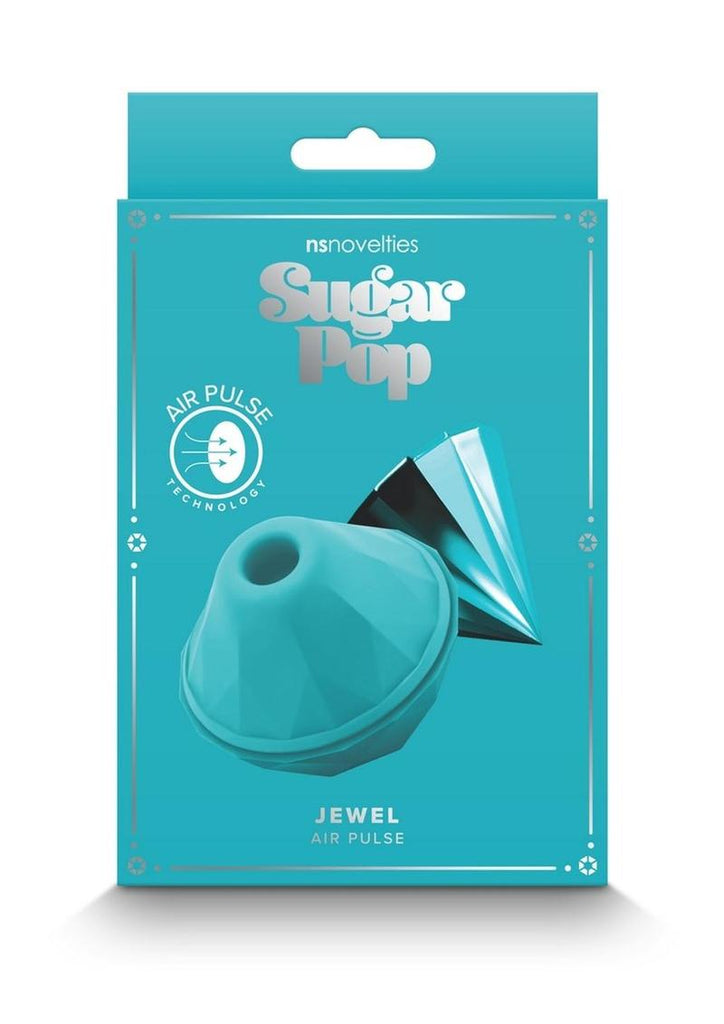 Sugar Pop Jewel Rechargeable Silicone Clitoral Stimulator - Teal